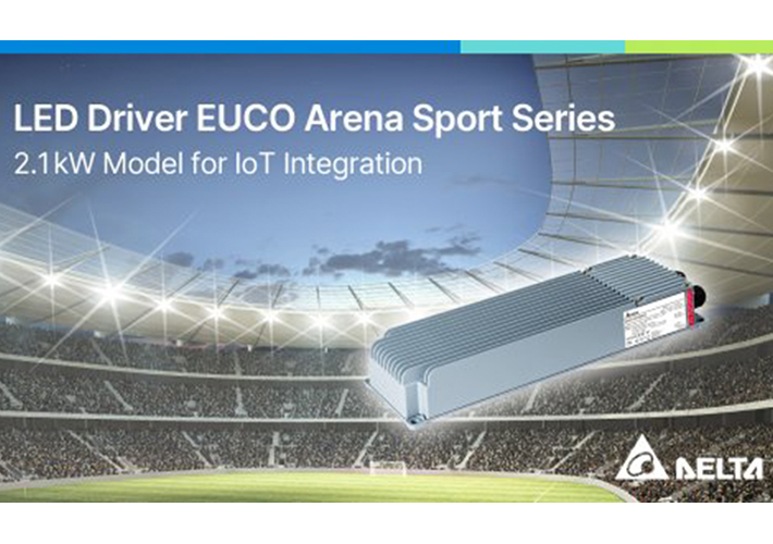 foto Delta lanza el nuevo LED controlador EUCO Arena Sport con protocolo D4i para la integración de la conectividad IoT